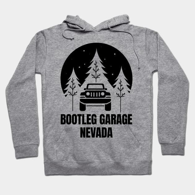 Nevada Jeep Hoodie by BootLeg Garage